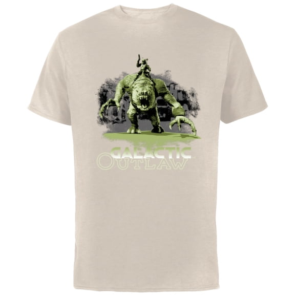 Star Wars The Book of Boba Fett Galactic Outlaw Rancor Rider - Short Sleeve Cotton T-Shirt for Adults - Customized-Natural