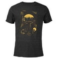 thumbnail image 1 of Star Wars The Book of Boba Fett Galactic Outlaw - Short Sleeve Blended T-Shirt for Adults – Customized-Black, 1 of 5