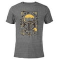 thumbnail image 1 of Star Wars The Book of Boba Fett Galactic Outlaw - Short Sleeve Blended T-Shirt for Adults – Customized-Dark Heather, 1 of 5