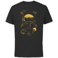 thumbnail image 1 of Star Wars The Book of Boba Fett Galactic Outlaw - Short Sleeve Cotton T-Shirt for Adults - Customized-Black, 1 of 5