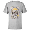 thumbnail image 1 of Star Wars The Book of Boba Fett Galactic Outlaw - Short Sleeve T-Shirt for Kids – Customized-Athletic Heather, 1 of 5