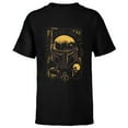 thumbnail image 1 of Star Wars The Book of Boba Fett Galactic Outlaw - Short Sleeve T-Shirt for Kids – Customized-Black, 1 of 5