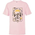 thumbnail image 1 of Star Wars The Book of Boba Fett Galactic Outlaw - Short Sleeve T-Shirt for Kids – Customized-Soft Pink, 1 of 5