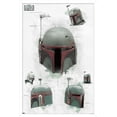 thumbnail image 1 of Star Wars: The Book of Boba Fett - Helmet Turns Wall Poster, 22.375" x 34", Framed, 1 of 3