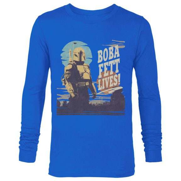 Star Wars The Book of Boba Fett Lives - Long Sleeve T-Shirt for Men – Customized-Royal