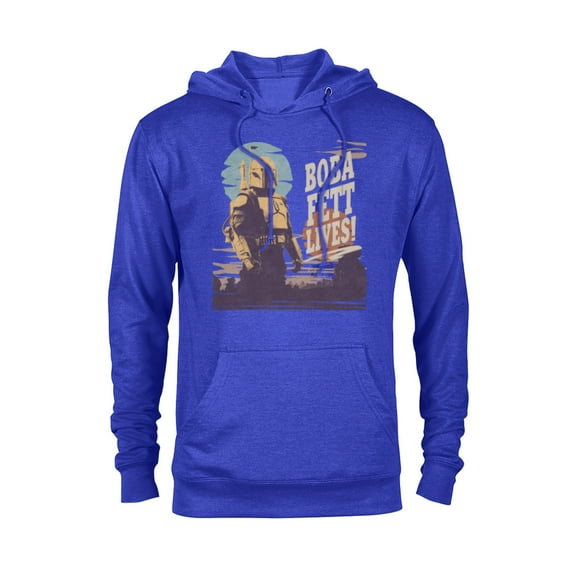 Star Wars The Book of Boba Fett Lives - Pullover Hoodie for Adults – Customized-Royal Heather