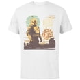 thumbnail image 1 of Star Wars The Book of Boba Fett Lives - Short Sleeve Cotton T-Shirt for Adults - Customized-White, 1 of 5