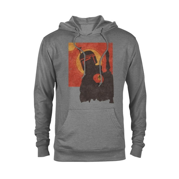 Star Wars The Book of Boba Fett Red Tatooine - Pullover Hoodie for Adults – Customized-Graphite Heather