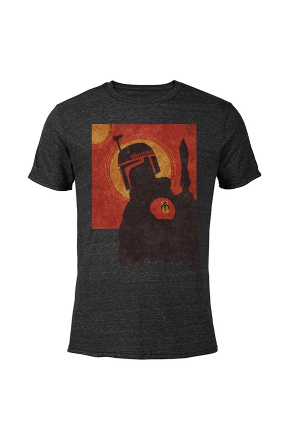 The Book of Boba Fett Red Tatooine - Short Sleeve Blended T-Shirt for Adults – Customized-Black