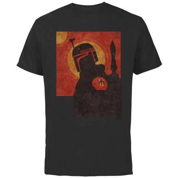 Star Wars The Book of Boba Fett Red Tatooine - Short Sleeve Cotton T-Shirt for Adults - Customized-Black