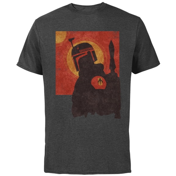 Star Wars The Book of Boba Fett Red Tatooine - Short Sleeve Cotton T-Shirt for Adults - Customized-Charcoal
