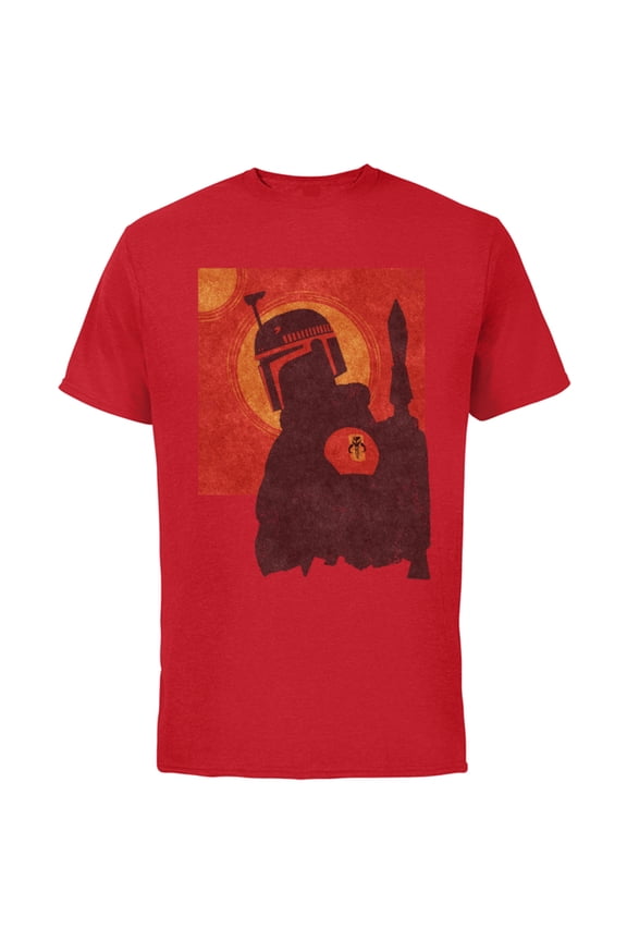 The Book of Boba Fett Red Tatooine - Short Sleeve Cotton T-Shirt for Adults - Customized-Red