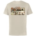 thumbnail image 1 of Star Wars The Book of Boba Fett Series Logo - Short Sleeve Cotton T-Shirt for Adults - Customized-Natural, 1 of 5