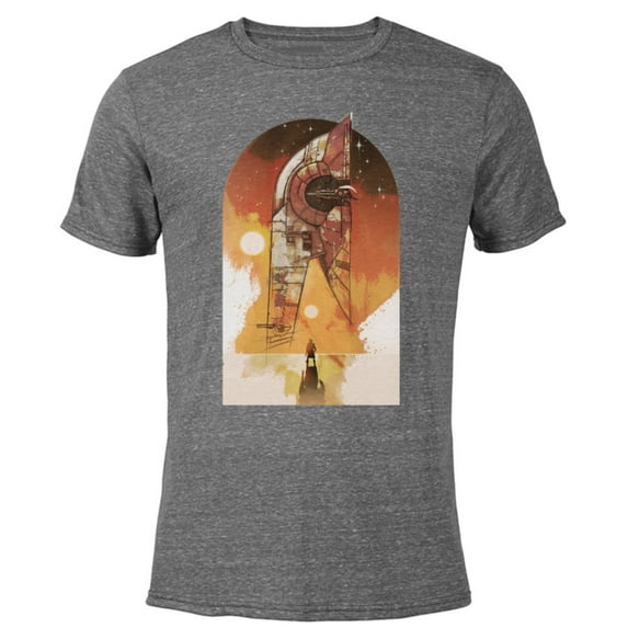 Star Wars The Book of Boba Fett Ship Tatooine - Short Sleeve Blended T-Shirt for Adults – Customized-Dark Heather