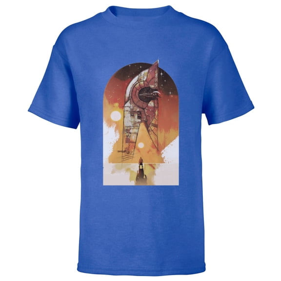 Star Wars The Book of Boba Fett Ship Tatooine - Short Sleeve T-Shirt for Kids – Customized-Royal