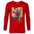 thumbnail image 1 of Star Wars The Book of Boba Fett Tatooine Battle - Long Sleeve T-Shirt for Men – Customized-New Red, 1 of 5