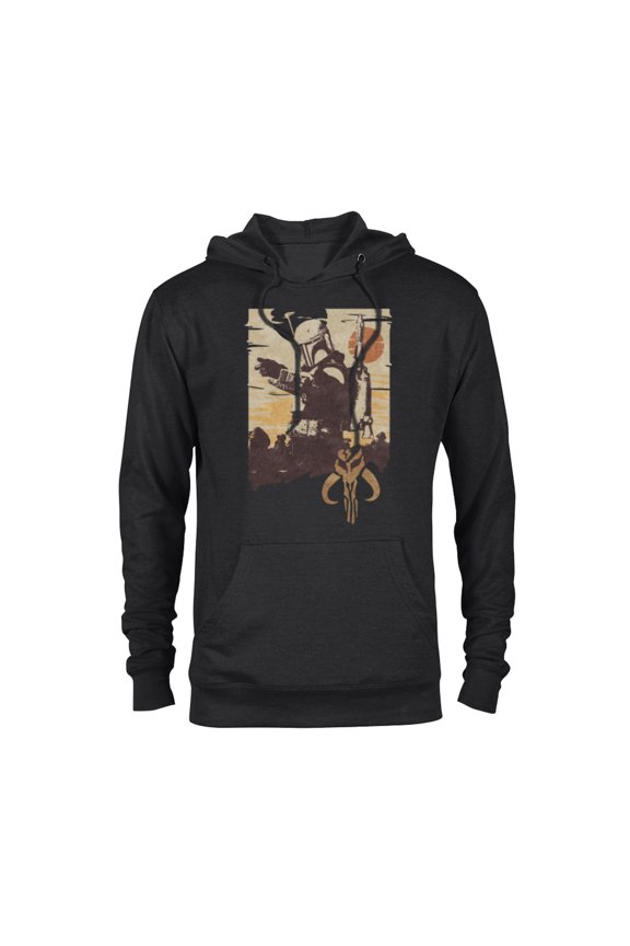 The Book of Boba Fett Tatooine Battle - Pullover Hoodie for Adults – Customized-Black
