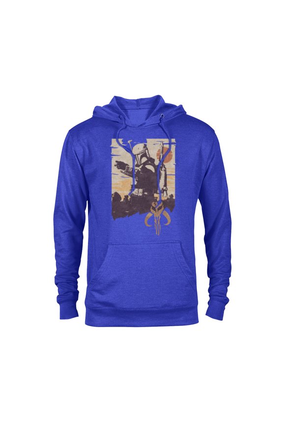 The Book of Boba Fett Tatooine Battle - Pullover Hoodie for Adults – Customized-Royal Heather