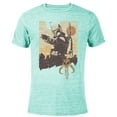 thumbnail image 1 of Star Wars The Book of Boba Fett Tatooine Battle - Short Sleeve Blended T-Shirt for Adults – Customized-Ocean Blue, 1 of 5