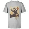 thumbnail image 1 of Star Wars The Book of Boba Fett Tatooine Battle - Short Sleeve T-Shirt for Kids – Customized-Athletic Heather, 1 of 5