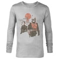 thumbnail image 1 of Star Wars The Book of Boba Fett and Fennec Shand - Long Sleeve T-Shirt for Men – Customized-Athletic Heather, 1 of 5