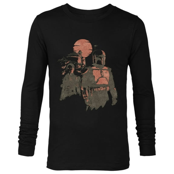 Star Wars The Book of Boba Fett and Fennec Shand - Long Sleeve T-Shirt for Men – Customized-Black