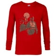 thumbnail image 1 of Star Wars The Book of Boba Fett and Fennec Shand - Long Sleeve T-Shirt for Men – Customized-New Red, 1 of 5