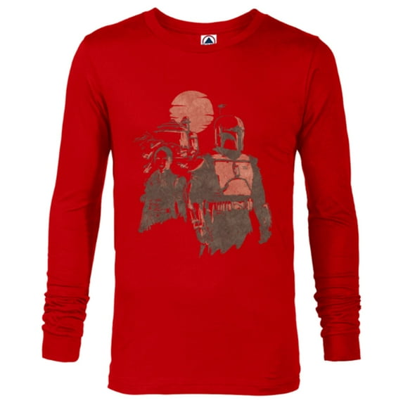 Star Wars The Book of Boba Fett and Fennec Shand - Long Sleeve T-Shirt for Men – Customized-New Red