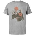 thumbnail image 1 of Star Wars The Book of Boba Fett and Fennec Shand - Short Sleeve Cotton T-Shirt for Adults - Customized-Athletic Heather, 1 of 5
