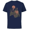 thumbnail image 1 of Star Wars The Book of Boba Fett and Fennec Shand - Short Sleeve Cotton T-Shirt for Adults - Customized-Navy, 1 of 5