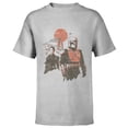 thumbnail image 1 of Star Wars The Book of Boba Fett and Fennec Shand - Short Sleeve T-Shirt for Kids – Customized-Athletic Heather, 1 of 5