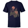 thumbnail image 1 of Star Wars The Book of Boba Fett and Fennec Shand - Short Sleeve T-Shirt for Kids – Customized-Navy, 1 of 5