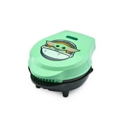 Star Wars Grogu Mini Waffle Maker from Select Brands - Appliance for Small, Round Waffles - The Mandalorian-Themed Waffle Iron - Themed Appliance with Nonstick Coating