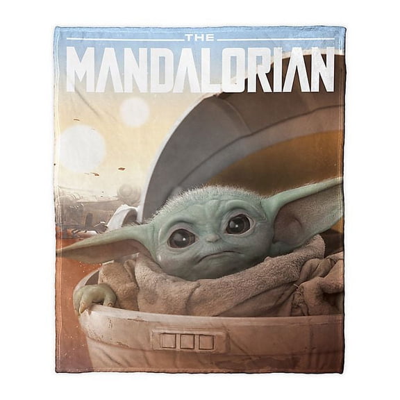 Star Wars The Child Arrived Mandalorian Super Plush Throw Blanket 50 "x 60"