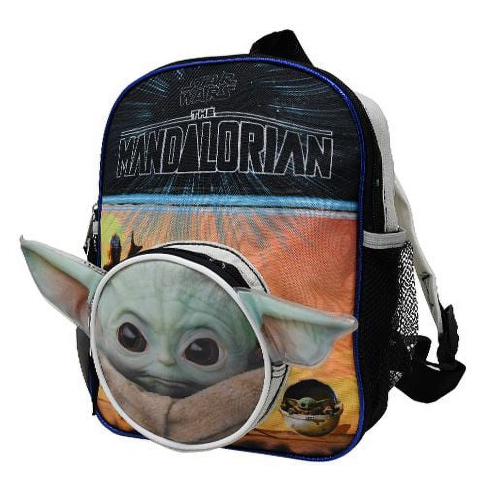 Star Wars "The Child" Baby Yoda 11" Mini Backpack with Head Shaped Front Pocket - image 1 of 2
