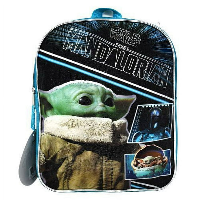 Star Wars "The Child" Baby Yoda 11" Plain Front Mini Backpack Plus Lunch Bag