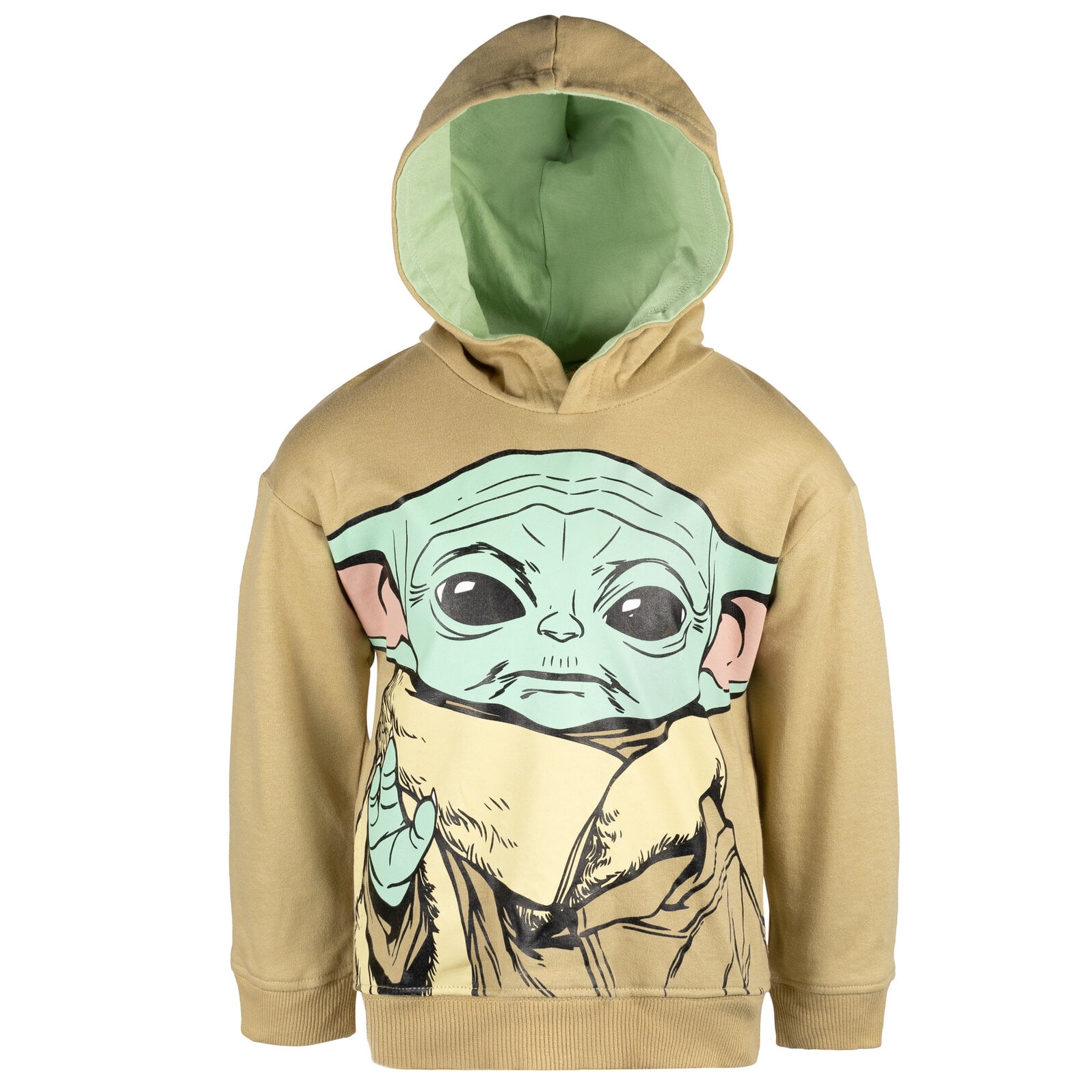 Star Wars Mandalorian Baby Yoda Hoodie, Grogu Fleece Sweatshirt
