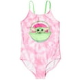 thumbnail image 1 of Star Wars The Child Big Girls One Piece Bathing Suit Toddler to Big Kid, 1 of 5