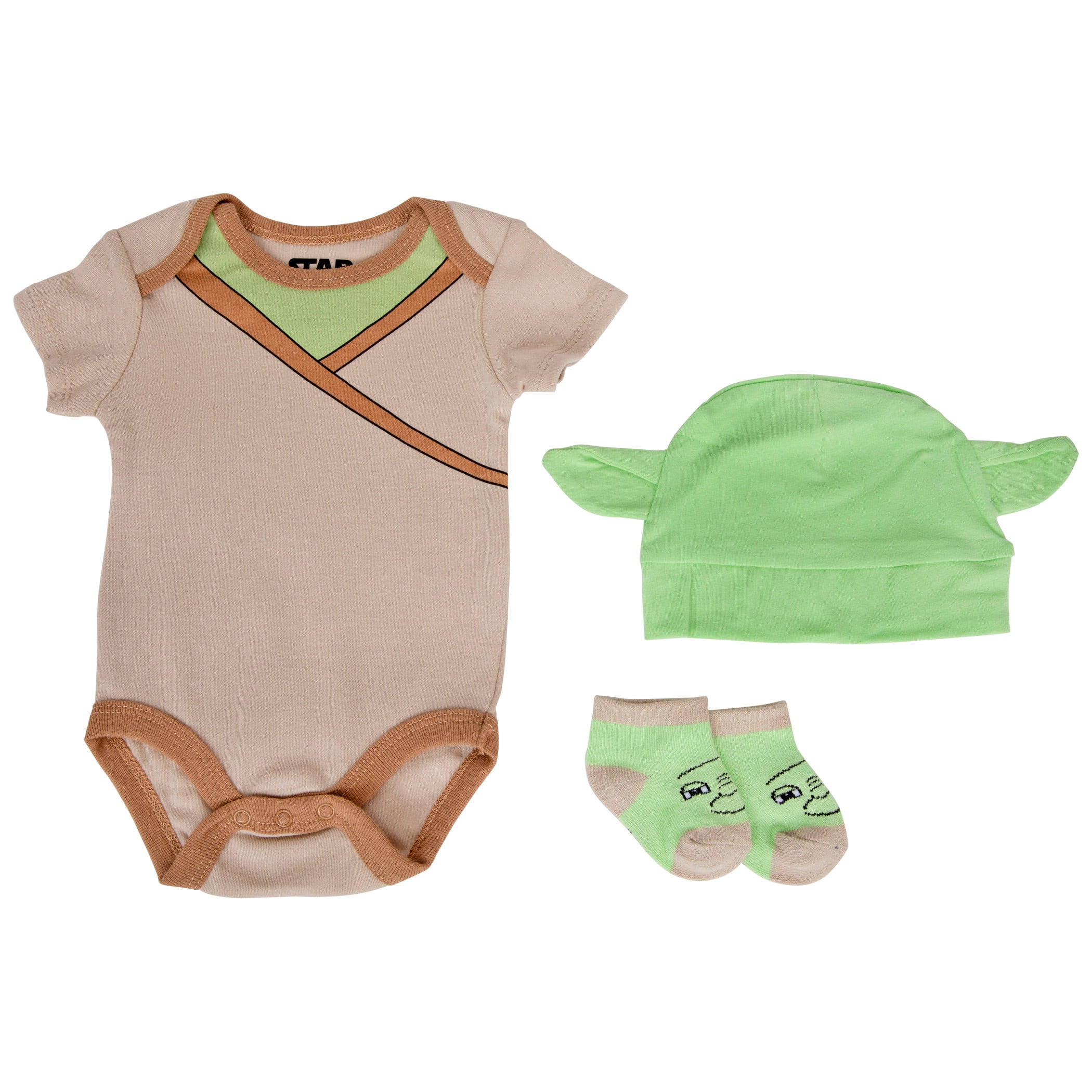 Star Wars The Child Grogu Costume 3Piece Infant Bodysuit Set69