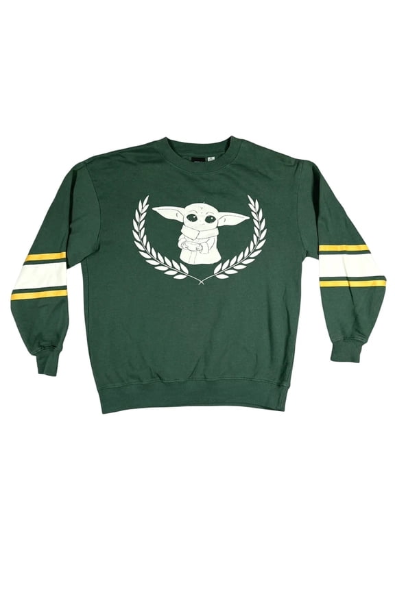 The Child Grogu Graphic Print Men's Crew Neck Sweatshirt (XL)