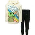 thumbnail image 1 of Star Wars The Child Infant Baby Boys Fleece Hoodie and Pants Outfit Set Infant to Big Kid, 1 of 5