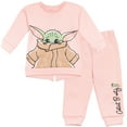 thumbnail image 1 of Star Wars The Child Infant Baby Girls Fleece Sweatshirt and Pants Set Infant to Big Kid, 1 of 5