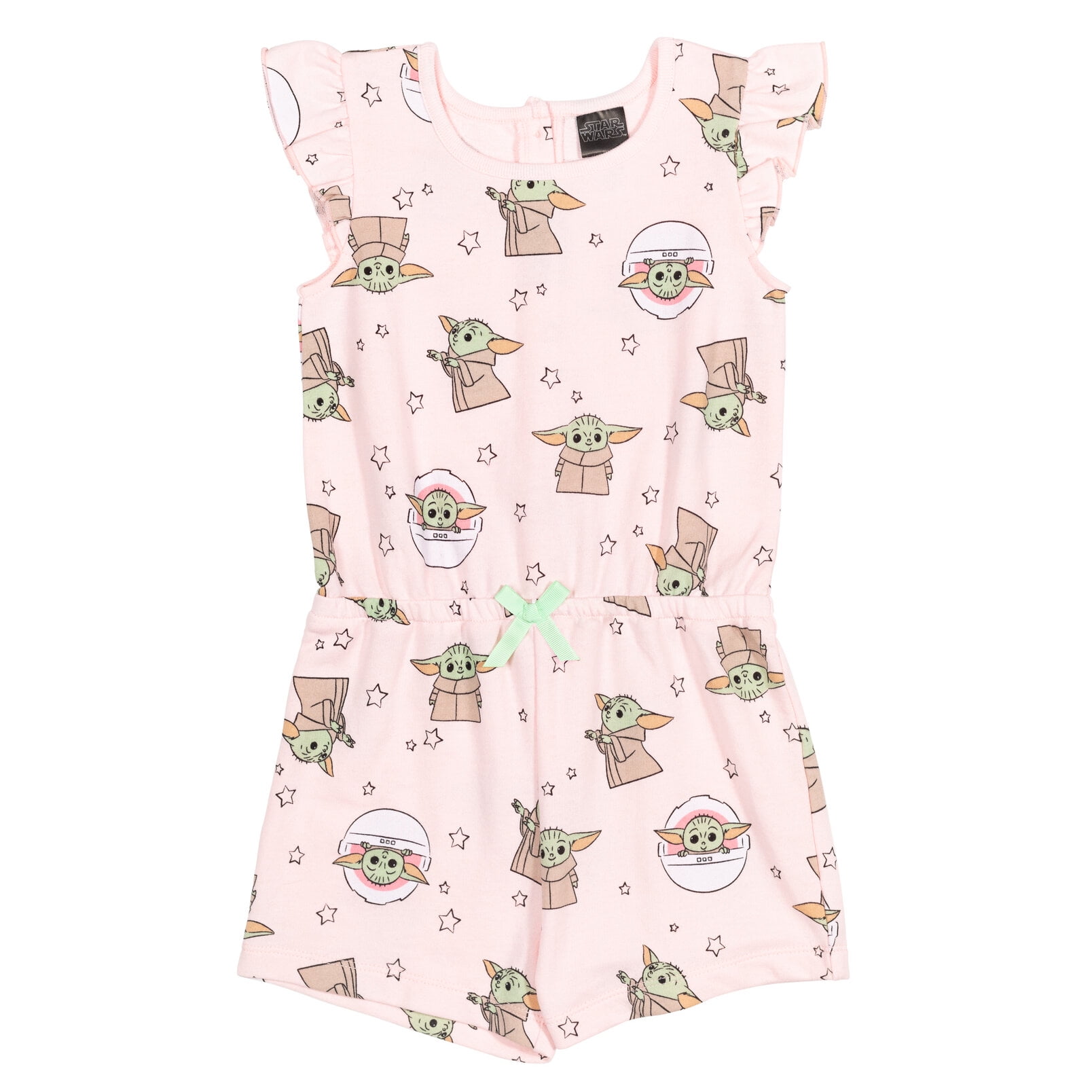 Star Wars The Child Infant Baby Girls Sleeveless Romper Infant to Big Kid