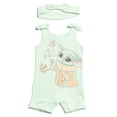 thumbnail image 1 of Star Wars The Child Infant Baby Girls Snap Romper and Headband Newborn to Toddler, 1 of 5