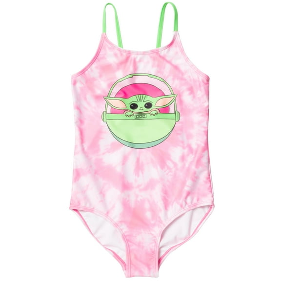 Star Wars The Child Little Girls One Piece Bathing Suit Toddler to Big Kid