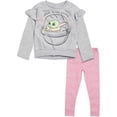 thumbnail image 1 of Star Wars The Child Little Girls T-Shirt and Leggings Outfit Set Toddler to Big Kid, 1 of 4