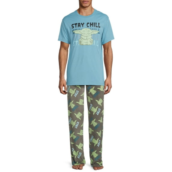 Star Wars The Child Men's Stay Chill Sleepwear Set, 2-Piece, Sizes S-2XL