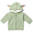 thumbnail image 1 of Star Wars The Child Newborn Baby Boys Fleece Zip Up Cosplay Hoodie Newborn to Toddler, 1 of 5