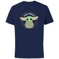 thumbnail image 1 of Star Wars The Child Red White and Blue Stars - Short Sleeve Cotton T-Shirt for Adults - Customized-Navy, 1 of 5