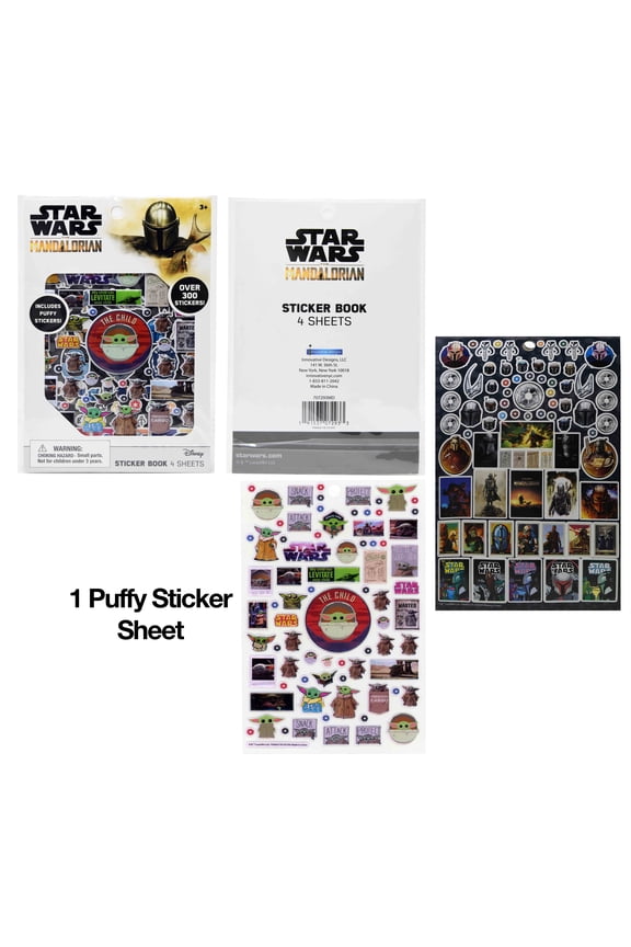 Star Wars "The Child" Sticker Book With Puffy Stickers 4 Sheet